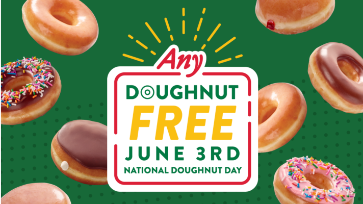 Free Doughnut at Krispy Kreme