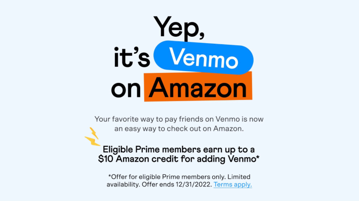 Free $10 Amazon Credit For Adding Venmo
