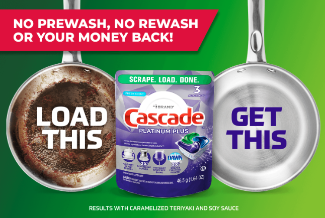 Free Cascade Platinum Plus From P&G
